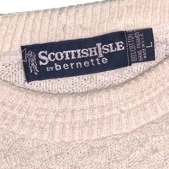 Scottish Cotton Sweater with Fun Embroidery - Picture 3 of 5